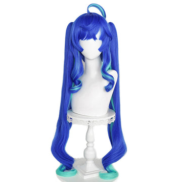 Anime Pretty Derby - Twin Turbo Cosplay Peluca Cabello Sintético Resistente al Calor Carnival Halloween Fiesta